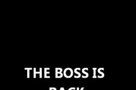 The Boss is back