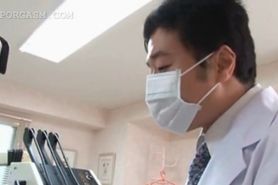 Asian doctor seduced into hot sex by horny patient