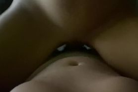 girlfriend with big natural tits riding cock