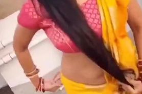 indian aunty dancing very hot expression