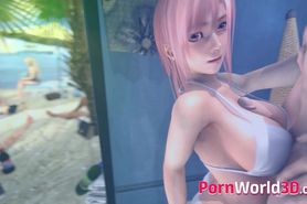 Nice 3D Characters with Perfect Body Gets a Pounding from Behind