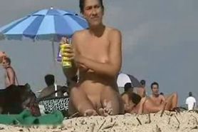 Western Tourists fawning over Big Dick Black Dravidian at Goa Nude Beach