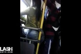 Dicking Round Ass In Bus