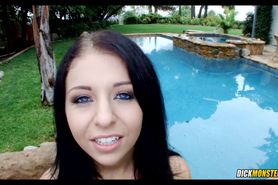 Gorgeous Amateur White Girl Madelyn Monroe First BBC