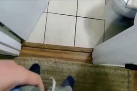 Step Mom Caught Son Jerking Off While Looking Her Bathing