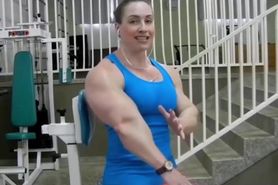 Brazilian FBB Huge Feaking Biceps