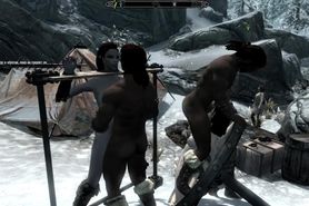 Girls Strapped And Fucked! Rough Sex Bandits!  Pc Game, Skyrim Sex Mods