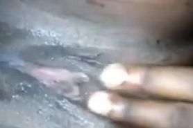 Nigerian girl caught masturbating! Ebony teen masturbation