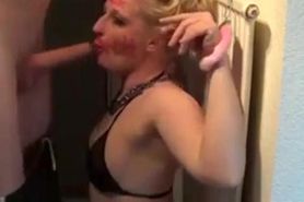 German Slut Throated