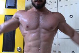 Turkish Muscled Guy Flexing - Private Video