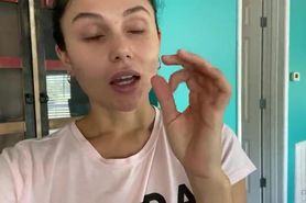 Ariana Marie explaining about surgery in her ass