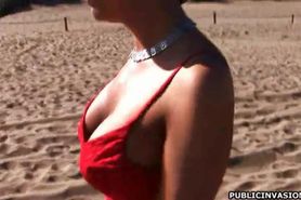 The Red Dress on The Nude Beach