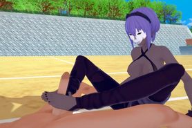 Fate Grand Order - Hassan of the Serenity footjob (3D Hentai)