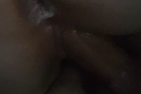 Homemade Riding Cock with very Wet Pussy and Fingered in Ass