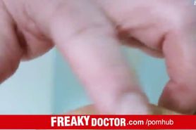 Busty czech blonde Candie doctor patient harassment