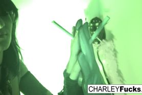 Busty Charley Chase and Alia Janine screw