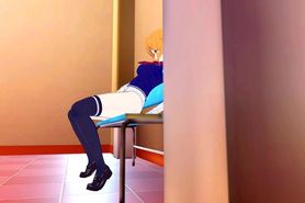 Shokugeki no Soma: Erina Nakiri HOT MASTURBATION (3D Hentai)