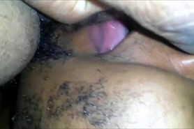 Giving oral to an ebony babe