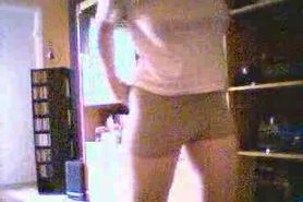 Teen girl undressing - webcam