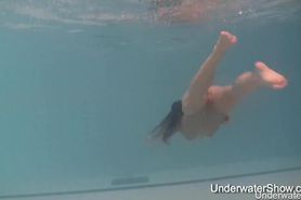 Erotic underwater show of Natalia