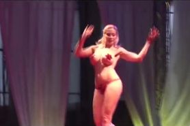 busty burlesque on stage