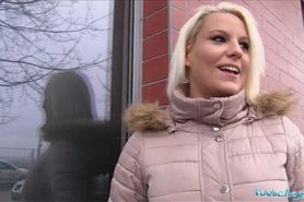 Public Agent Hot Blonde Lucy Shine Take Cash for Sex