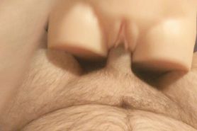 Thick dick daddy fucks toy while dirty talking
