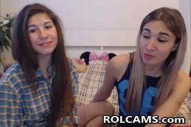 Lesbian Teens Strpping On Webcam