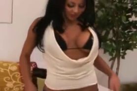 Horny brunette housewife
