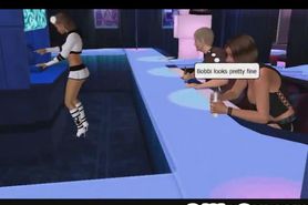 3D animation stripclub - video 2