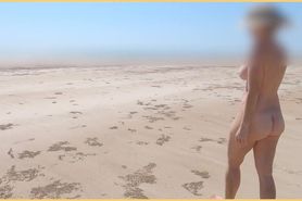 Exhibitionist Wife Beach Voyeur 4k  Fully Nude  Wifey Does
