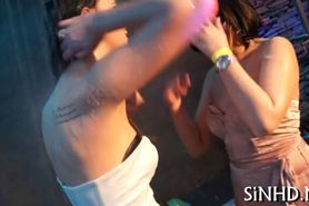 Wild and raucous pole party - video 17