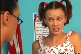 Cunning teacher gets teen pussy - video 8