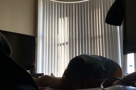 Tiny Asian morning sex on hidden camera (re post me)