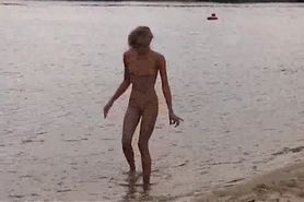 Beach video - nude girl