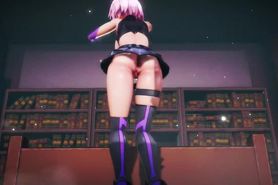 MMD Mashu Kyrielight is showing her sexy thicc ass dance (AF Thicc) (Submitted by Cherie)