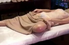 College Girl reluctant orgasm by Masseur