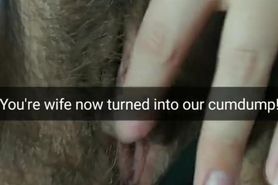 My wife now turned into cheap cumdump for strangers [Snapchat. Cuckold]