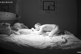 Teenage Amateur Couple Has Sex on Night Vision Hidden Camera