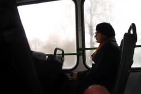girl in bus