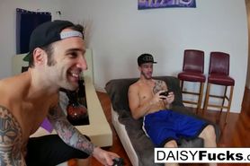 Daisy Monroe & Dollie Darko get pounded in a hardcore foursome