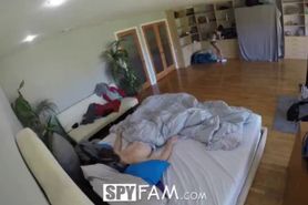 SpyFam Step sis Ariana Marie fucked after parent