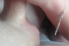Close up blowjob witch horny wife