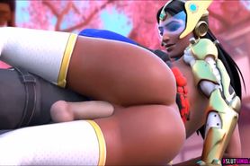 Overwatch heroes banged in pussy by players