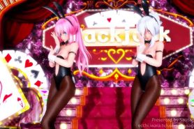 MMD Haku And Luka Bunny Suit (I love you) (Submitted by Sausage Bacon)
