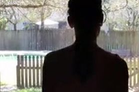 Caught by neighbor naked in window