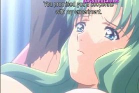 Hentai gets mouth filled with sperm