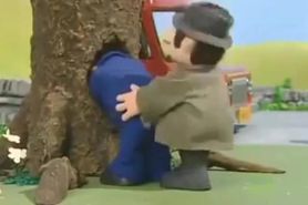 Postman pat gets dry humped stuck in a tree and bird watches