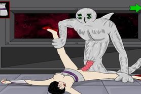 Girl in space fucked by 12 different monsters  cartoon porn games