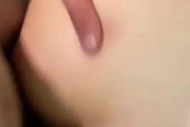 Petite 19 year old gets fucked hard by big white cock